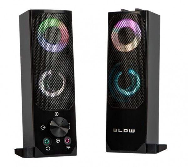BLOW MS-28, 2-veis, 2.0 kanaler, Ledning & Trådløs, 6 W, 60 - 20000 Hz, Sort