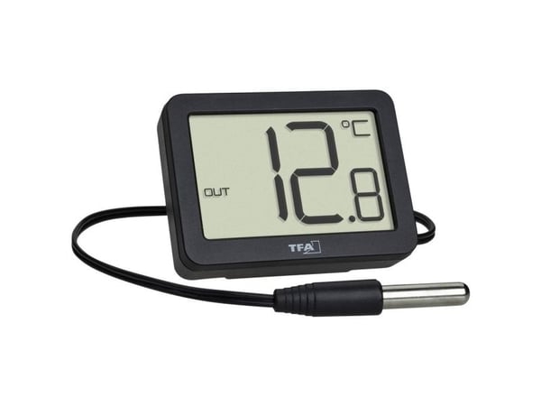 TFA - Termometer - digital - svart
