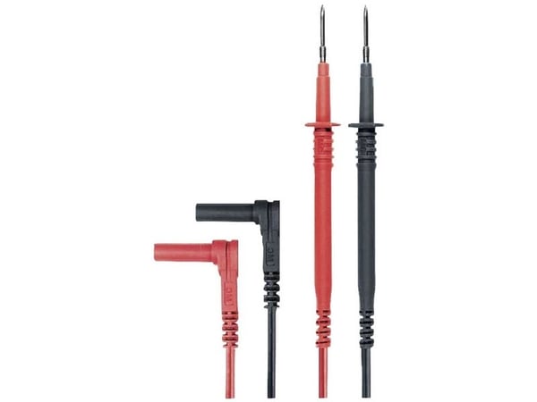 Gossen Metrawatt KS17-S Mittausjohto [Testikärki - 4 mm pistoke] 1,50 m Punainen/musta 1 kpl