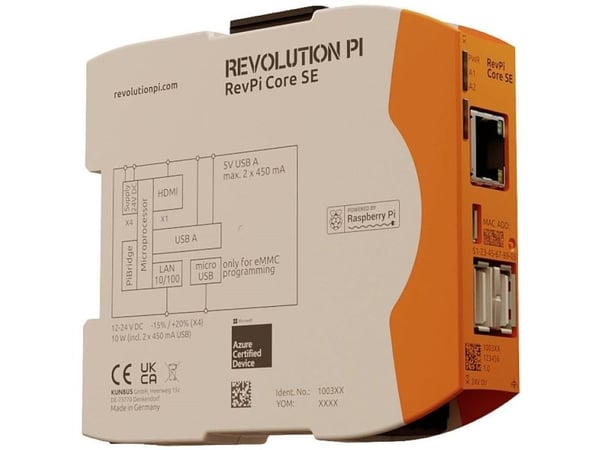 Kunbus RevPi Core SE 32 GB PR100367 PLC-styringsmodul 24 V/DC PLC-styringsmodul 24 V/DC
