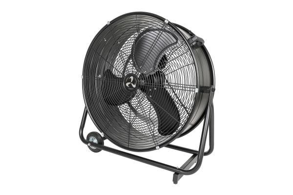 CasaFan DF600 Eco IP54 SL, Husholdningsvifte, Sort, Gulv, Stål, 870 RPM, 60 cm