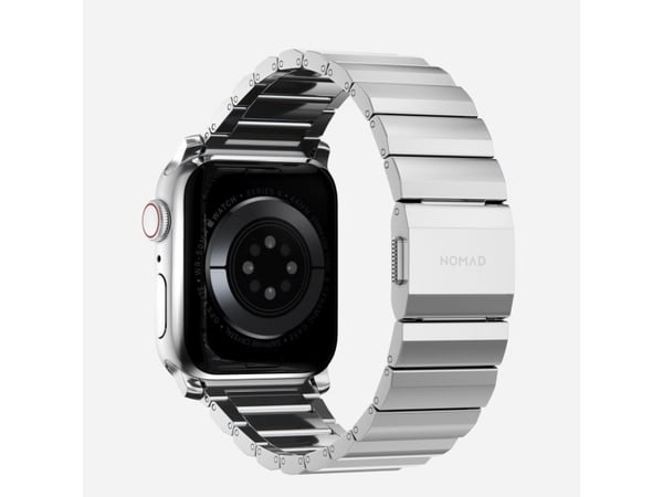 Nomad NM1A4HSXS0, Band, Sportsklokke, Sølv, Apple, Apple Watch Series 7, 6, SE, and all previous versions of Apple Watch, Rustfritt stål