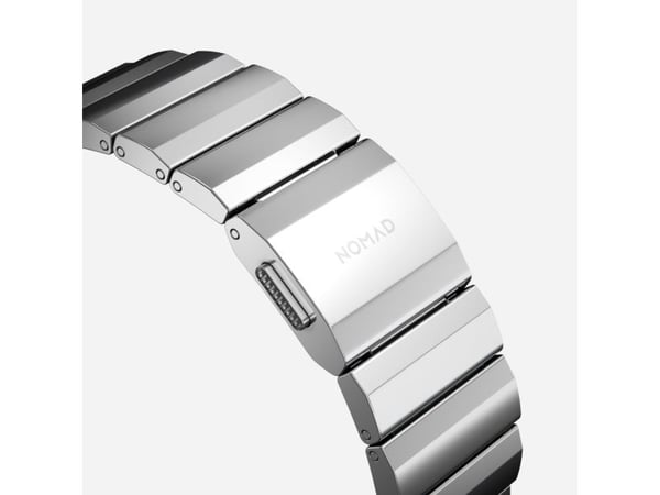 Nomad NM1A4HSXS0, Band, Sportsklokke, Sølv, Apple, Apple Watch Series 7, 6, SE, and all previous versions of Apple Watch, Rustfritt stål