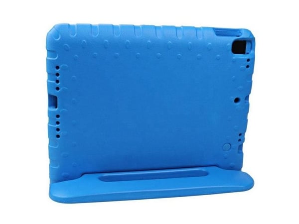 eSTUFF - Baksidedeksel for nettbrett - etylenvinylacetat (EVA), polykarbonat, silikon - blå - 10.2" - for Apple 10.2-inch iPad (7. generasjon, 8. g...