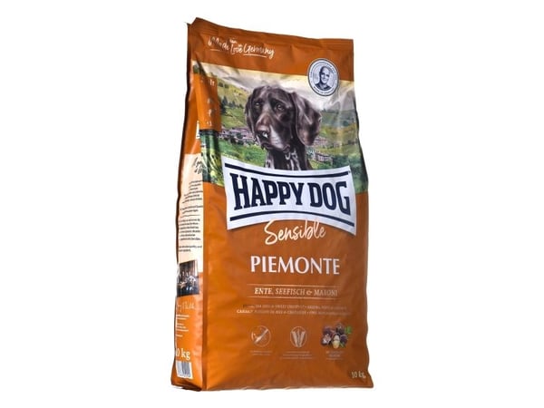 Happy Dog Sensible Piemonte, Voksen, Alle hunderaser, Deep-sea fish, And, 10 kg, Glutenfri