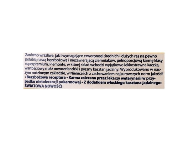 Happy Dog Sensible Piemonte, Voksen, Alle hunderaser, Deep-sea fish, And, 10 kg, Glutenfri
