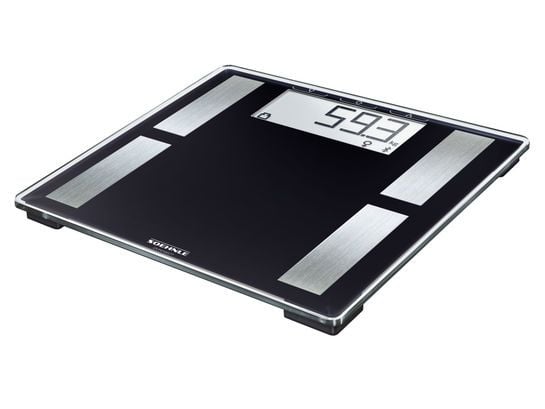Soehnle 63879, Elektronisk personvåg, 180 kg, 100 g, Svart, kg, lb, st, Torg
