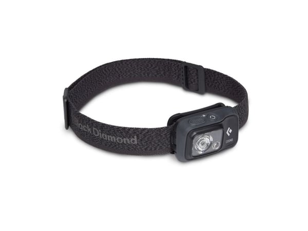 Black Diamond Cosmo 350, pannbandsficklampa, Graphite, 1,1 m, IPX8, 350 lm, 10 m