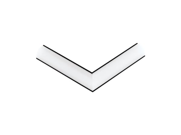 EGLO Corner Profile 1, Modulær profil, Sort, Aluminium, Eglo, 40 g, 110 mm