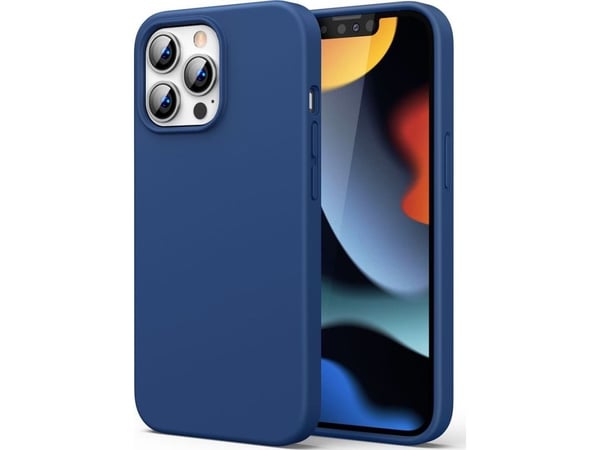 Ugreen beskyttende silikondeksel med fleksibel silikon-design til iPhone 13 Pro Max - blå