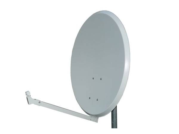 Televes S65EL-W, 10,7 - 12,75 GHz, 36,8 dBi, 0 - 90°, 24°, Valkoinen, Alumiini