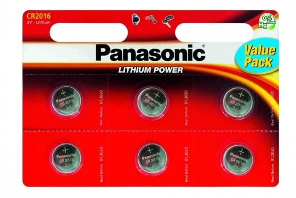 Panasonic Lithium Power - Value Pack - batteri 6 x CR2016 - Li