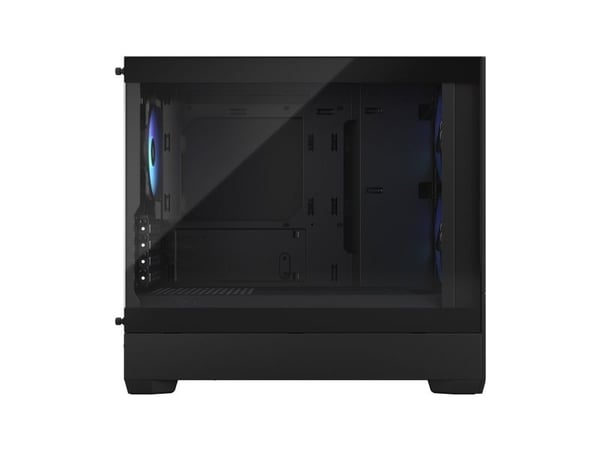 Fractal Design Pop Mini Air, Mini Tower, PC, Musta, mikro ATX, Mini-ITX, Terästä, Karkaistu lasi, Multi