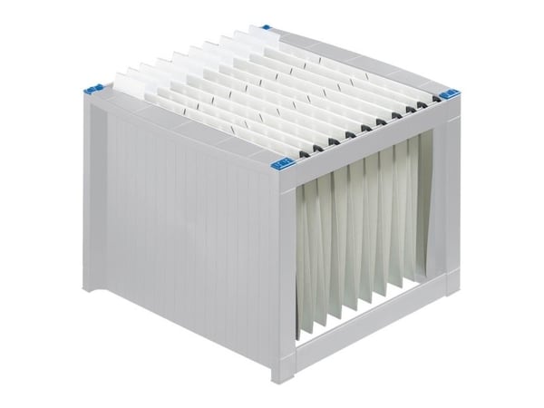 Helit H6110084, Plast, Blå, Hvit, 328 x 299 x 258 mm, 360 mm, 380 mm, 272 mm