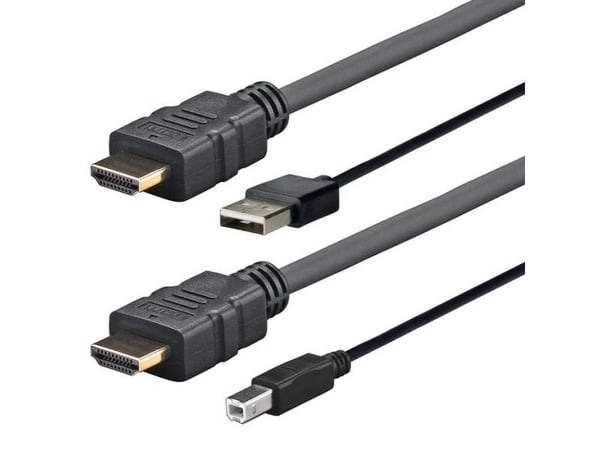 VivoLink Pro - Video/lydkabel - USB, HDMI hann til USB-type B, HDMI hann - 4 m - svart - 4 K 60 Hz (4096 x 2160) støtte