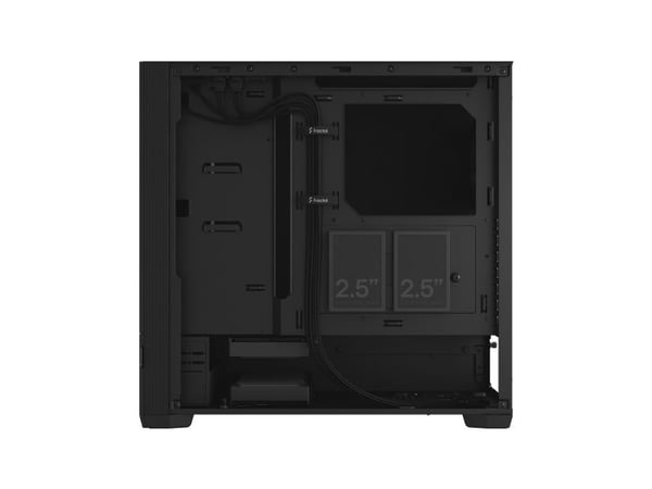 Fractal Design Pop Silent, Tower, PC, Musta, ATX, mikro ATX, Mini-ITX, Terästä, 17 cm