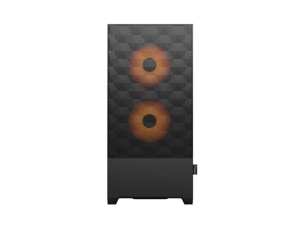 Fractal Design Pop Air RGB - Tower - ATX - sidepanel med vindu (herdet glass) - ingen strømforsyning (ATX) - oransje, blank, tonet - USB/lyd - for ...