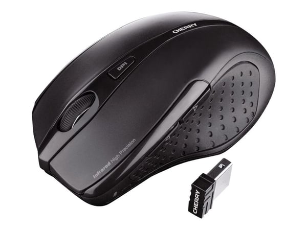 CHERRY DW 5100, Täysikokoinen (100 %), Langaton RF, Musta, Sisältää hiiren