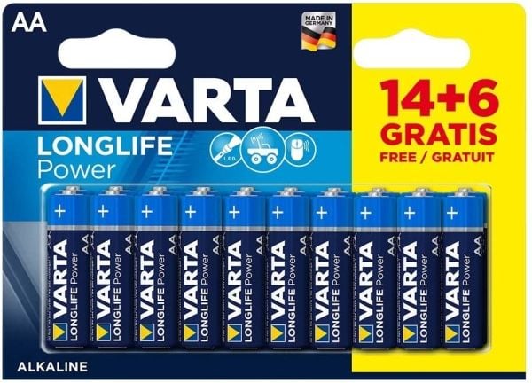 Varta Longlife Power - Batteri 10 x AAA - Alkalisk