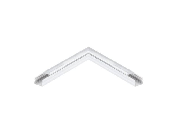 EGLO Surface Profile 3, Modulær profil, Gjennomsiktig, Hvit, Aluminium, Eglo, 250 g, 1000 mm
