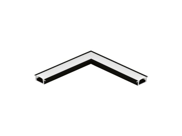 EGLO 98986, Corner wall mount, Vegg, Sort, Aluminium, 0,3 g