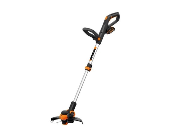 WORX WG163E.2, 2 yhdessä raivaussaha ja siimatrimmeri, 30 cm, Nailonsiima, Musta, Oranssi, Akku, 20 V
