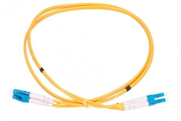 Extralink - Koblingskabel - LC/UPC-enkeltmodus til LC/UPC-enkeltmodus - 1 m - 3 mm - fiberoptisk - dupleks - G.657.A1