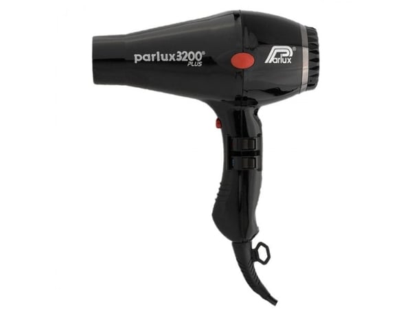 Parlux 3200 Plus, 71 m³/t, Sort, Monokromatisk, Hengeløkke, 3,3 m, 1900 W
