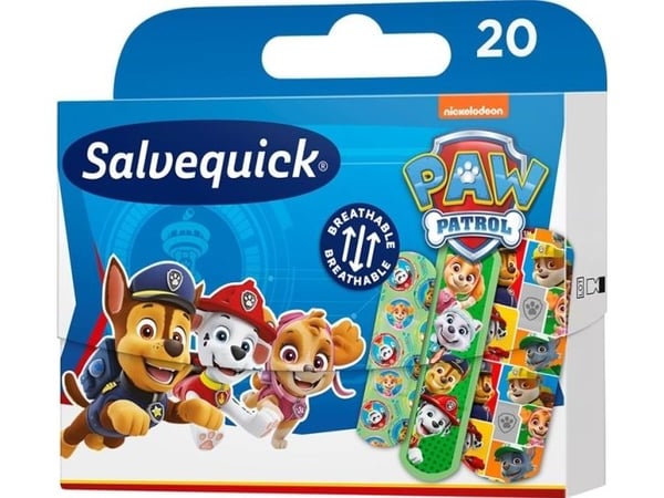 SALVEQUICK barneplaster PAW Patrol 20 stk