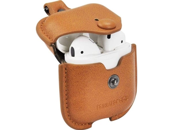 Terratec Air Box, Etui, Ekte lær, Polykarbonat, 8 g, Brun