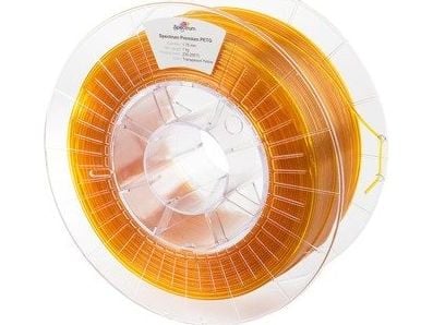 Spectrum Filaments 80049 PET-G Premium filament, kjemisk bestandig, slagfast 1,75 mm, 1000 g transparent gul, 1 stk