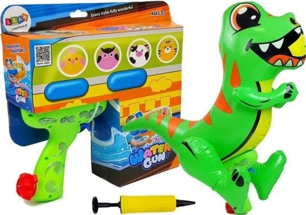 Lean Sport oppblåsbar pistol med dinosaur