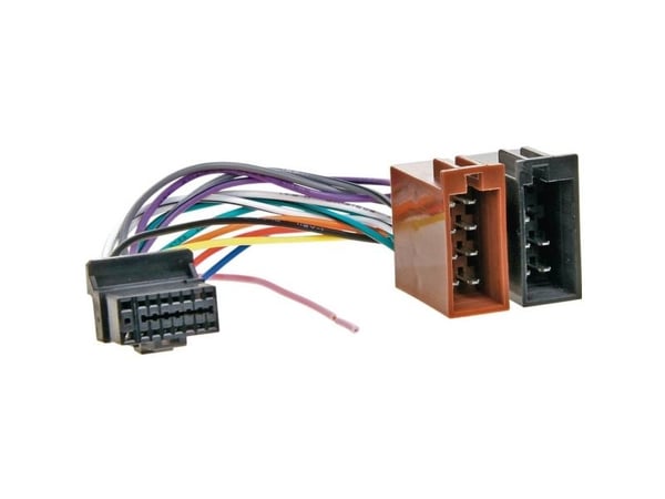 ACV 450503, ISO-adapter, Quadlock 16-pinner, Quadlock 16-pinner, Hunkjønn, Hunkjønn, Alpine