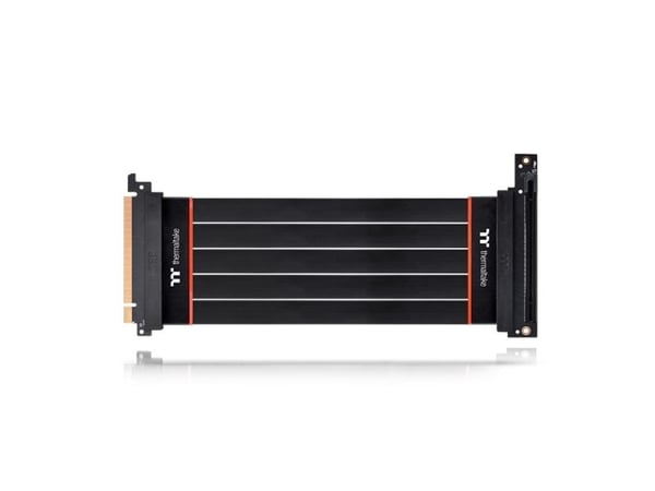 Thermaltake TT Premium PCI-E 4.0 Extender - PCI Express x16 -kaapeli - 164-nastainen PCI Express (uros) - 164-nastainen PCI Express (naaras), kulma...