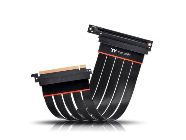 Thermaltake TT Premium PCI-E 4.0 Extender - PCI Express x16 -kaapeli - 164-nastainen PCI Express (uros) - 164-nastainen PCI Express (naaras), kulma...