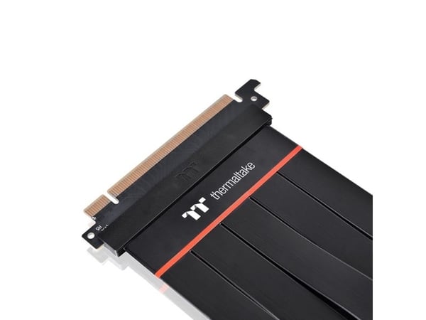 Thermaltake TT Premium PCI-E 4.0 Extender - PCI Express x16 -kaapeli - 164-nastainen PCI Express (uros) - 164-nastainen PCI Express (naaras), kulma...