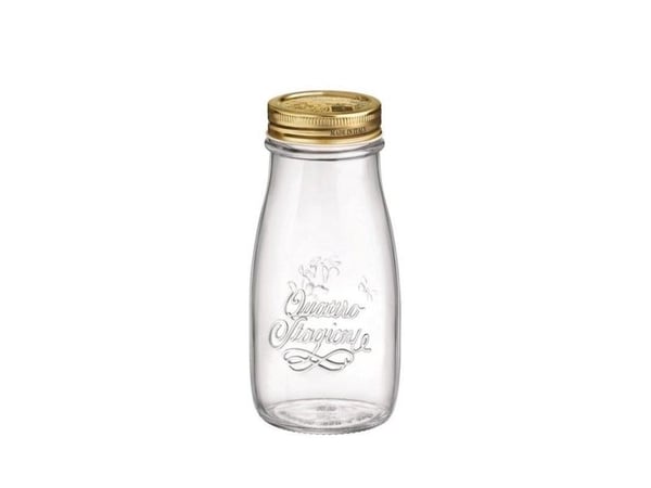 Saftflaske Quattro Stagioni 0.4 ltr Ø7.35x15.55 cm med Låg,1 stk Saftflaske Quattro Stagioni 0.4 ltr Ø7.35x15.55 cm med Låg,1 stk