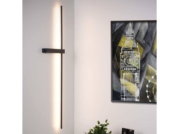Lucide Segin vegglampe LED-list 10W 2700K metall svart