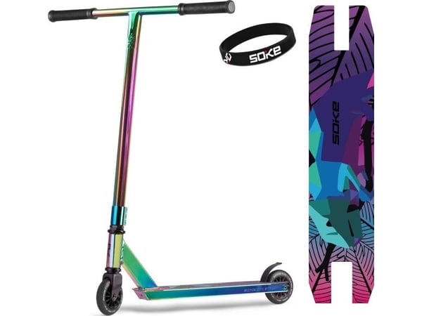Trehjuls sparkesykkel SOKE EVO street neochrome