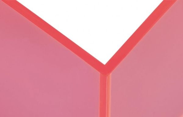MAUL 3513621, Rosa, Akryl, 3 mm, Glansigt, 100 x 100 x 130 mm, 2 styck