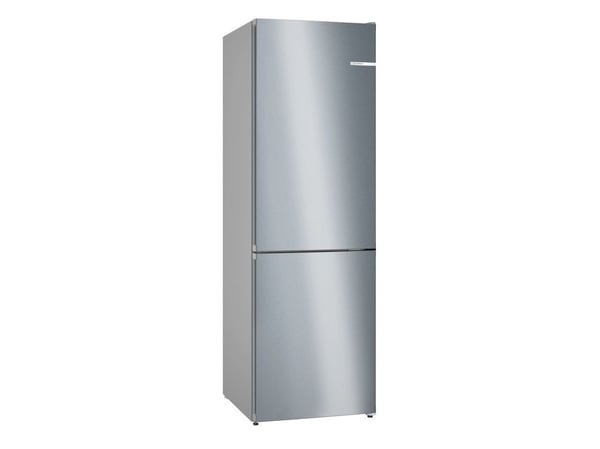 Bosch Serie | 4 KGN362IDF - Kjøleskap/fryser - bunnfryser - bredde: 60 cm - dybde: 66.5 cm - høyde: 186 cm - 321 liter - Klasse D - rustfritt stål