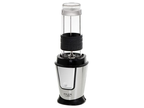 Adler AD 4081, Sportsblender, 0,57 l, Isknusing, 800 W, Sort, Rustfritt stål, Translucent