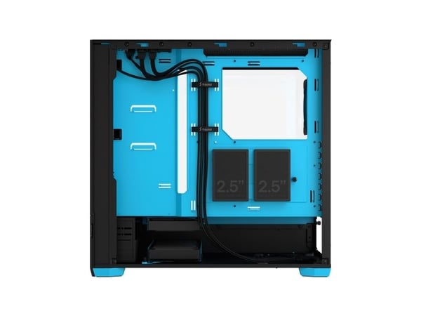 Fractal Design Pop Air, Tower, PC, Musta, Syaani, ATX, mikro ATX, Mini-ITX, Terästä, Karkaistu lasi, Multi