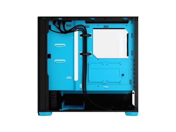 Fractal Design Pop Air, Tower, PC, Musta, Syaani, ATX, mikro ATX, Mini-ITX, Terästä, Karkaistu lasi, Multi