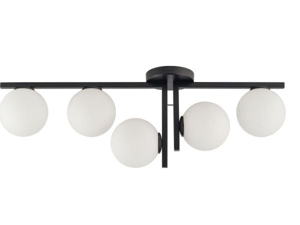 Sigma Ready LED kattovalaisin musta makuuhuoneeseen Sigma ANDY 33287