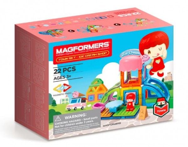 Magformers 717008, Jäätelöauto, 3 vuosi/vuosia, Monivärinen, Metalli, Muovi