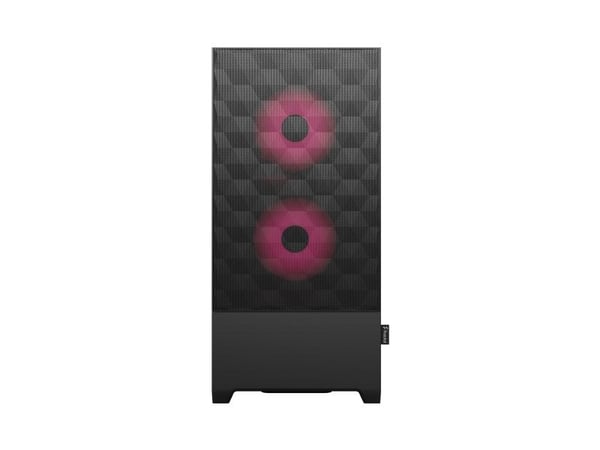 Fractal Design Pop Air RGB - Tower - ATX - sidepanel med vindu (herdet glass) - ingen strømforsyning (ATX) - magenta, tonet, blank - USB/lyd - for ...