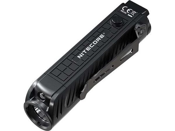 Nitecore P18, Lommelykt, Svart, Aluminium, 1 m, IP56, LED