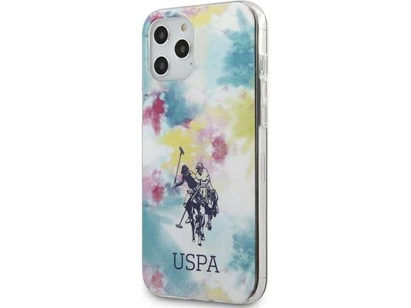 Deksel US Polo Assn US Polo USHCP12LPCUSML iPhone 12 Pro Max 6,7" flerfarget slips og malingssamling