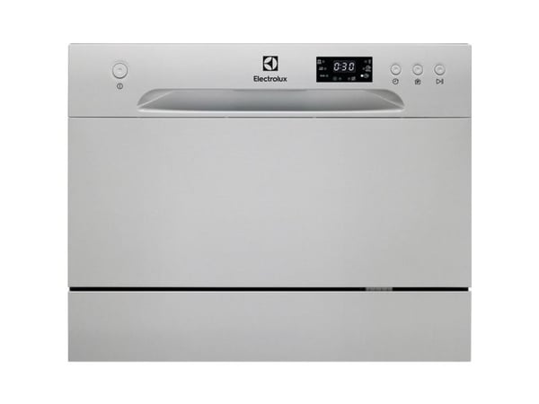 Electrolux ESF2400OS - Benkoppvaskmaskin - bredde: 55 cm - dybde: 50 cm - høyde: 43,8 cm - Rustfritt stål - 52 dB